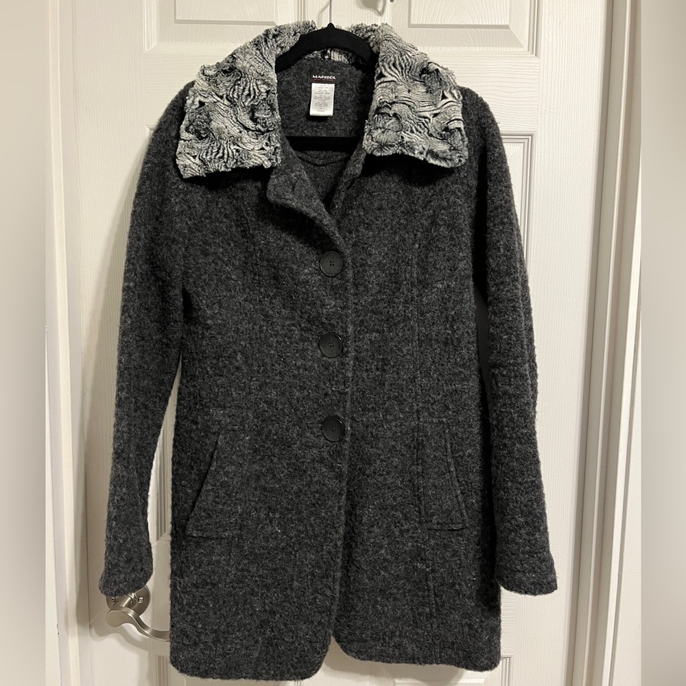 Marisol Ladies Wool Coat Ladies Size Large